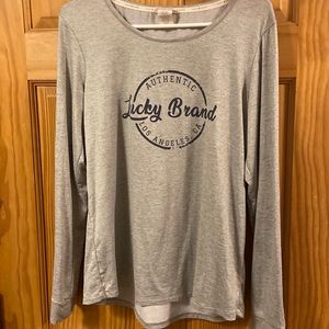 Womens size large lucky brand long sleeve tee